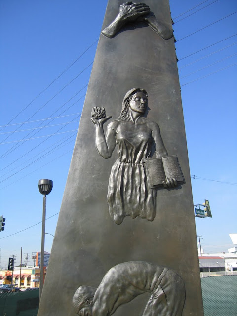 City of maywood Monument-Detail-Side B