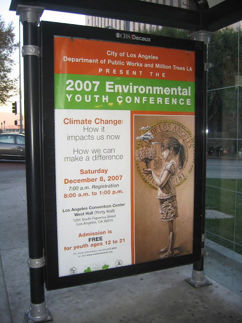 Bus stop Los Angeles City Hall Grand Ave & Temple St