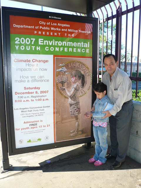 The Artist and the model(Granddaughter)
