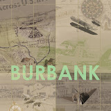 Floor Tile Mural For Bob Hope Airport The history of Burbank Airport  72" X 48" Burbank - California