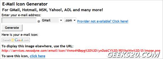 E-Mail Icon Generator邮箱图标在线生成工具