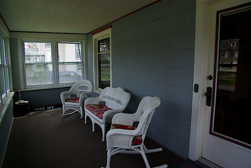 The cute front porch