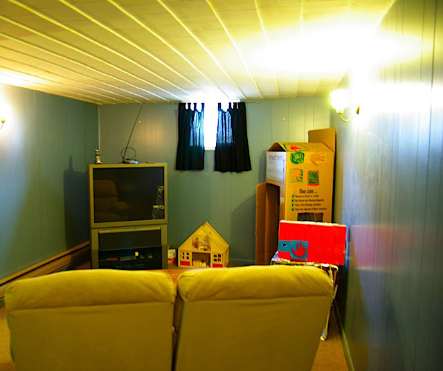 Basement rec room or theater room. 