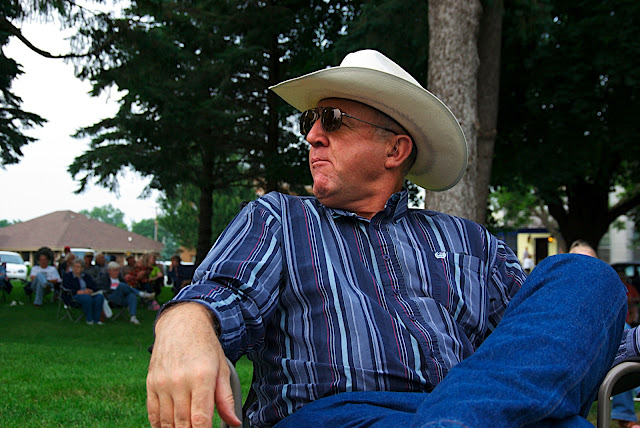 The cowboy hat made an appearance.