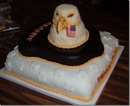 Airborne Eagle Cake