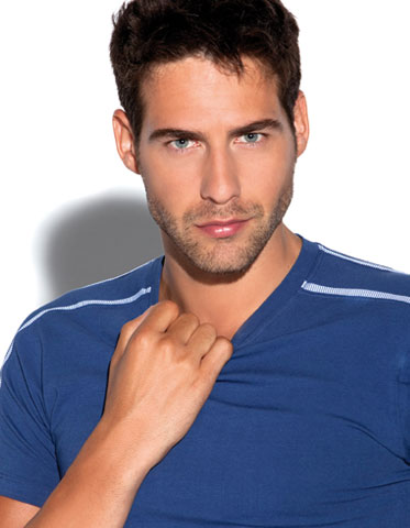 Spanish male model Juan García Postigo