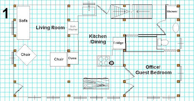 Initial plan for main floor