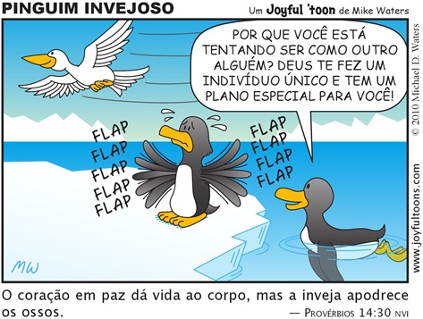 Joyful 'toon 161_Envious penguin PT.BR Joyful 'toon 161_Envious penguin PT.BR