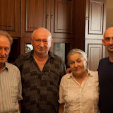 Vadim and Zhemma -- my grandfather's relatives, whom I'm meeting for the first time
