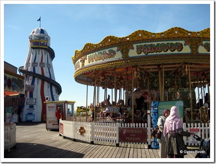 £1 per token. This is the cheapest ride on the pier.