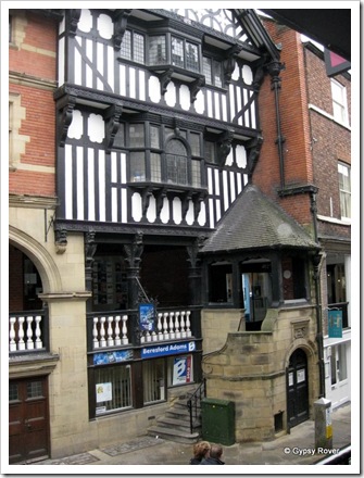 Chester's 19th century Tudor woodwork.