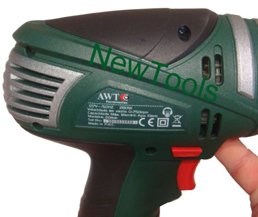 Furadeira Parafusadeira Com Fio Ed280 127 Ou 220v Awt Dwt