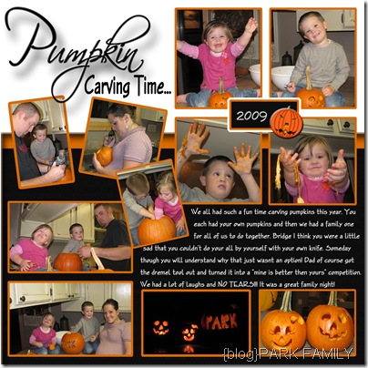 Halloween 09 carving pumpkins