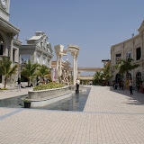 The main walking plaza or main street. Soon to be lined with shopping options.