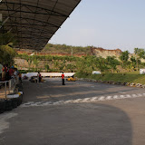The Go Karting track which had the normal Go Karts and also Karts for family joy rides. Wierdly, they were both on the track at the same time.