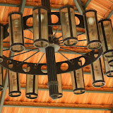 A chandelier