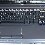 The keyboard is very comfortable with a dedicated numeric pad