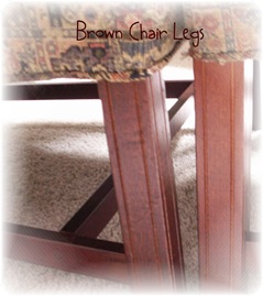 Brown Chair Legs