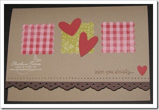 kraft heart card