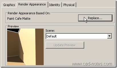 render appearance