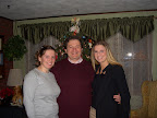 Emily with Kate and Dad - Christmas 2005