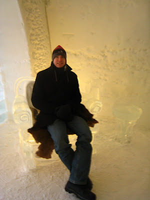 D taking a seat