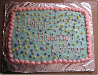 Emma's third birthday cake