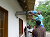 Taking core samples of concrete suspected of being below strength.