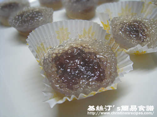 Steamed Tapioca Red Bean Cake Steamed Tapioca Red Bean Cake