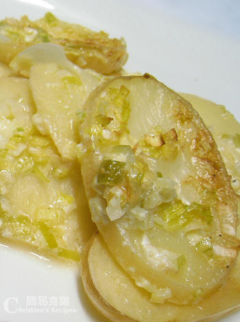 韭蔥焗薯仔 Creamy Baked Potatoes with Leek02