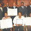 COMMUNITY AWARDS: (Standing l-r) Desmond Green,
director of Caribbean Affairs, Universal Peace Federation, NY,
Dexter McKenzie, President, Provident Clinical Society, Dennis
Hawthorne, CEO of Dennis Shipping Company, Robert "Bob"
C. Desouza, CEO, Trans-Continental Express Shippers, Ian
Forrest, communicator and honoree, Mathieu Eugene, New
York City Council Member; Jamaica's Acting Consul General
to New York, Lincoln Downer, Bishop Cecil G. Riley of
Freedom Hall Church of God and Harry Bhoorasingh,
Manager of Jamaica National Overseas, NY with honorees
(seated l-r) Hope Morris representing Ken Williams, veteran
broadcast; Karlene Gordon, Director of the Caribbean
American Program for Empowerment; Annette M. Nelson,
stage manager, Hyacinth E. Spence, community activist and
Sadie Aarons-Campbell, President of the Jamaica Progressive
League, Inc who were honoured at Black History Month
Celebration at Brooklyn Borough Hall on Monday, (February
25) COMMUNITY AWARDS: (Standing l-r) Desmond Green,
director of Caribbean Affairs, Universal Peace Federation, NY,
Dexter McKenzie, President, Provident Clinical Society, Dennis
Hawthorne, CEO of Dennis Shipping Company, Robert "Bob"
C. Desouza, CEO, Trans-Continental Express Shippers, Ian
Forrest, communicator and honoree, Mathieu Eugene, New
York City Council Member; Jamaica's Acting Consul General
to New York, Lincoln Downer, Bishop Cecil G. Riley of
Freedom Hall Church of God and Harry Bhoorasingh,
Manager of Jamaica National Overseas, NY with honorees
(seated l-r) Hope Morris representing Ken Williams, veteran
broadcast; Karlene Gordon, Director of the Caribbean
American Program for Empowerment; Annette M. Nelson,
stage manager, Hyacinth E. Spence, community activist and
Sadie Aarons-Campbell, President of the Jamaica Progressive
League, Inc who were honoured at Black History Month
Celebration at Brooklyn Borough Hall on Monday, (February
25)