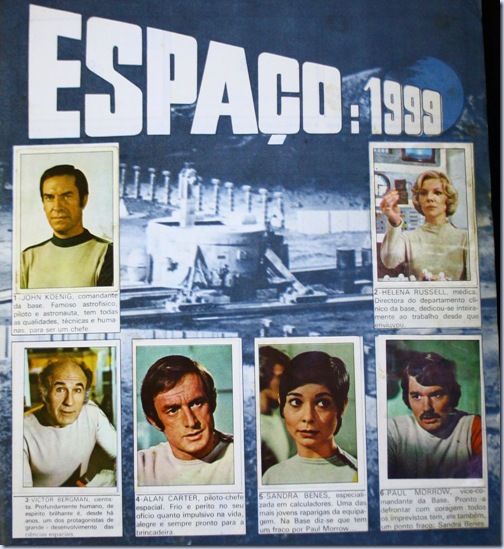 espaço 1999 personagens