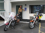 Getting ready to leave the motel in Missoula. They took one look at Freedom and gave us the handicapped room.