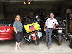 Getting ready to leave Bob and Amy's