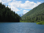 Rest stop at the top of the Kaslo-New Denver Pass