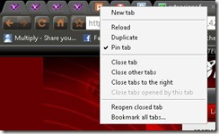 pin tab