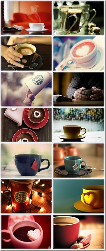 tiled coffee mugs