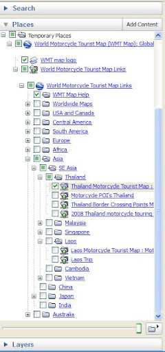 Asia and Thailand folders Google Maps Thailand. Asia and Thailand folders