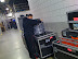 Drum tuning begins backstage