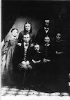Ella Jane, Cooley, Alice, Mimmie, Lorin, Lucy, Mattie Gates c 1864