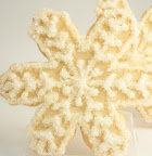 Hand Decorated Snowflake Cookie
