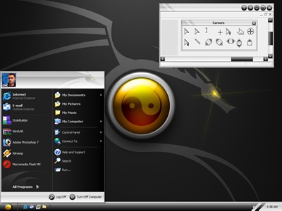 Dragon_Style,windows style xp theme download，xp佈景主題vista，visual styles，xp佈景主題教學下載，桌面改造，桌面美化，破解xp佈景主題限制