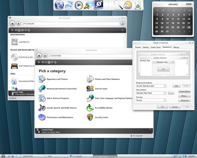 Smooth_Alternative__VS,windows style xp theme  download，桌面改造，桌面美化，破解xp佈景主題限制