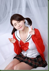 Han-Ga-Eun-Cute-Red-School-Girl-10