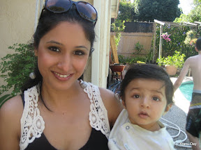 Anu with the little one