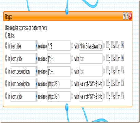 Yahoo Regex Module