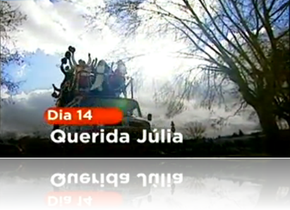 Foto do spot de promoção do Querida Júlia na SIC