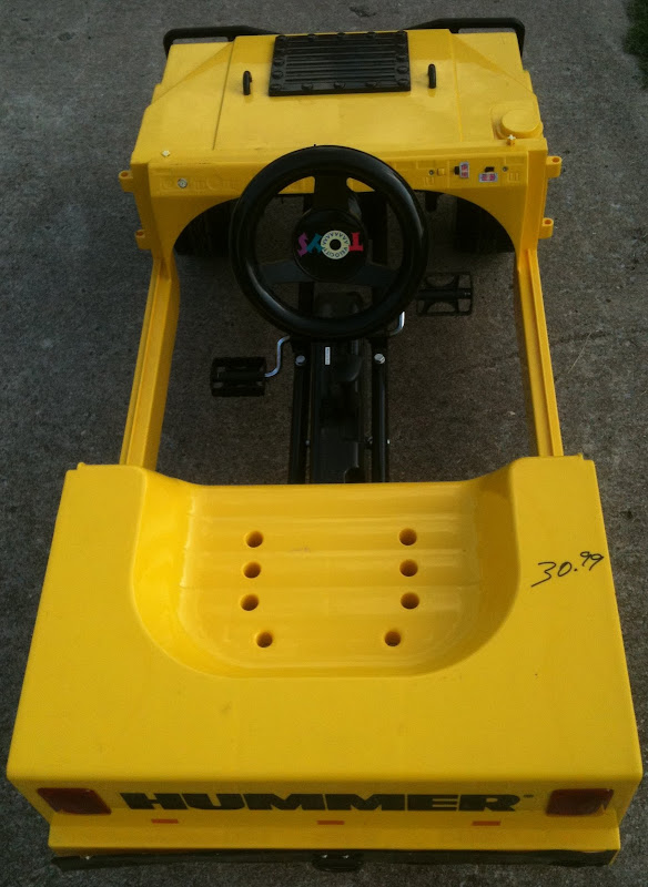Modified Power Wheels Pedal Powered Hummer H1 Would you have paid 18?