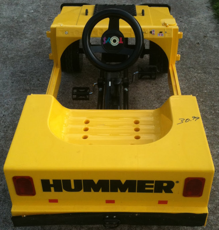 Modified Power Wheels Pedal Powered Hummer H1 Would you have paid 18?