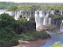 Der Ausblick von Brasilien nach Argentinien in Iguazu